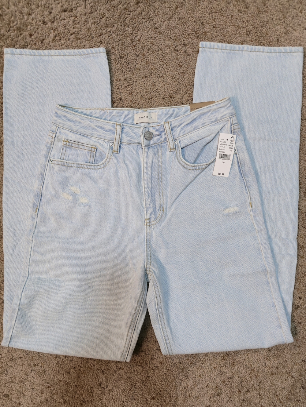 NWT - PacSun ABIGAIL 90s Boyfriend Jeans -  Size 26